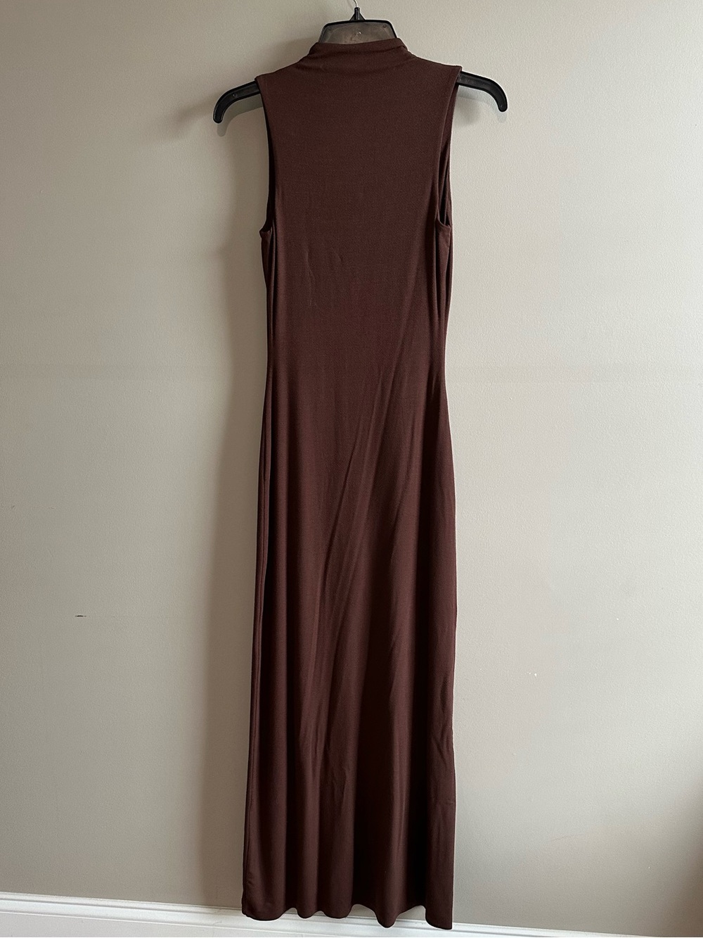 Naked Wardrobe Sleeveless Mock Neck Bodycon Maxi Dress Size S - Picture 3 of 6